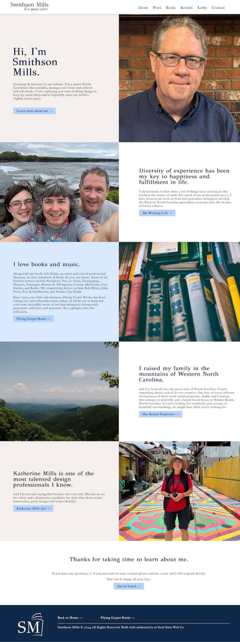 Smithson Mills - Creative Thinking. Real-World Problem Solving website